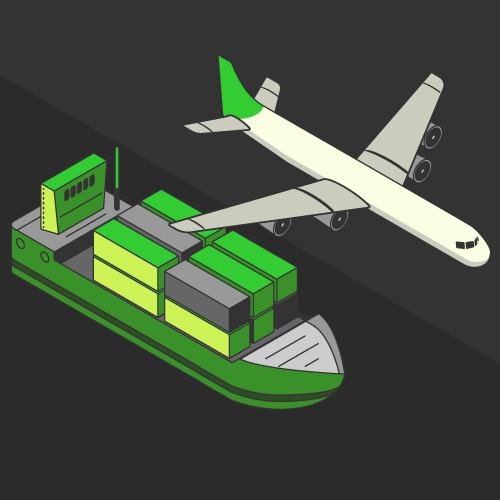 Gráfico de aire y océano
